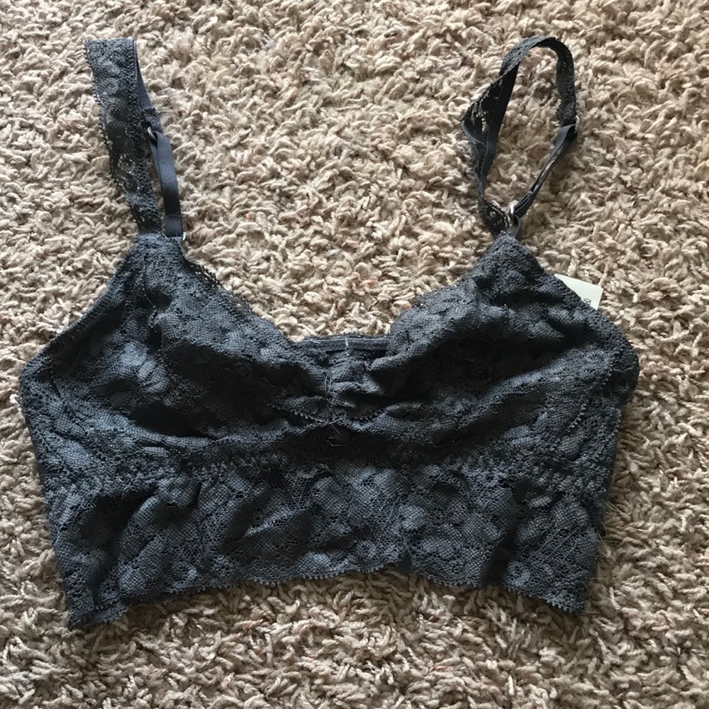 Sparkle grey bralette